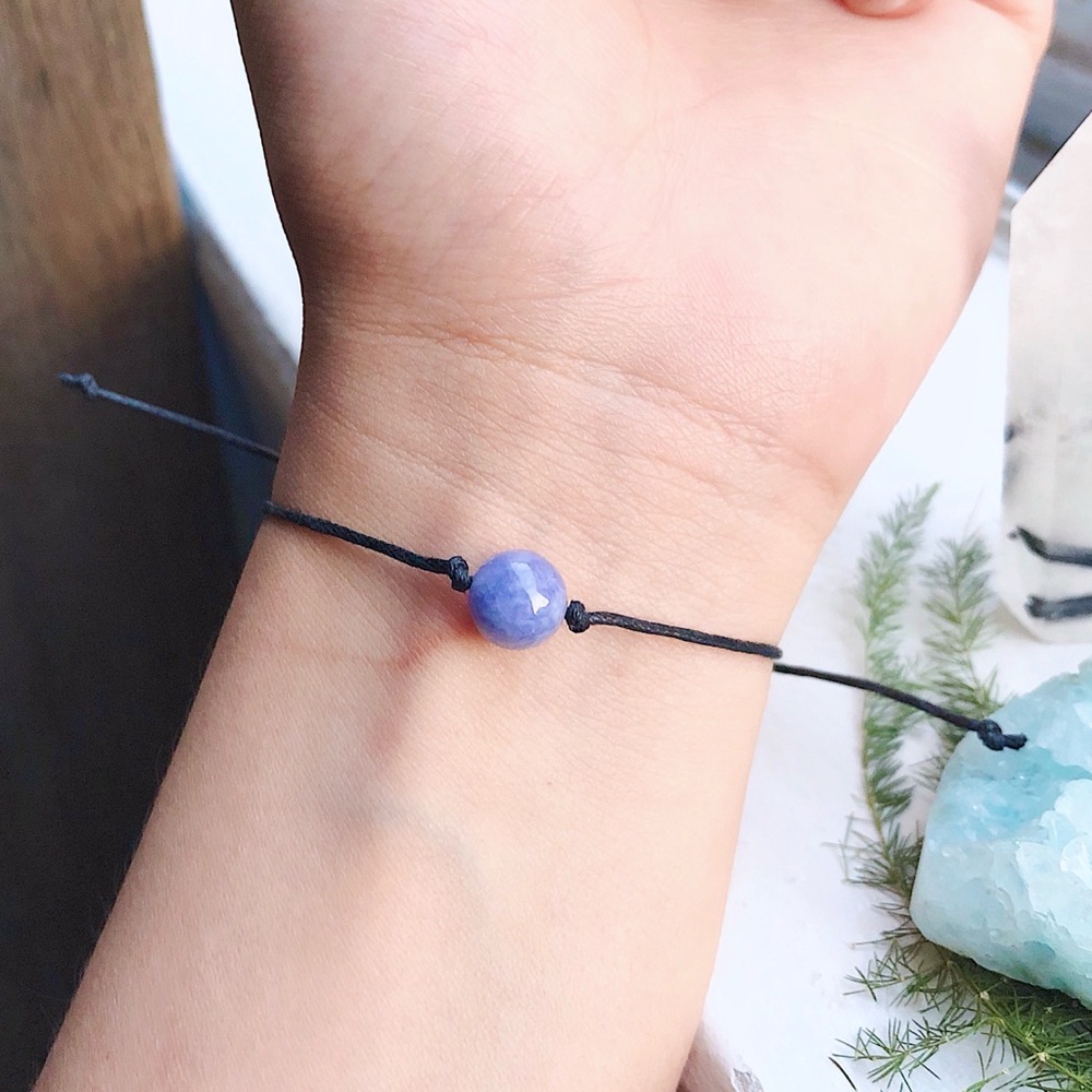 Lavender Jade Stone Bracelet